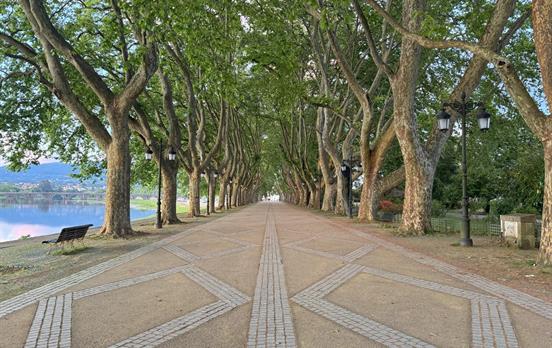 Delightful cycle path
