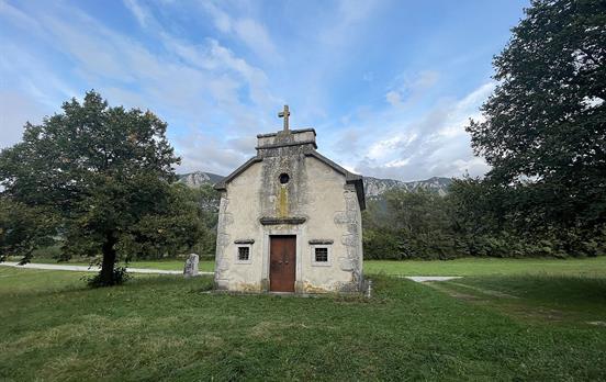 Rural countryside church.