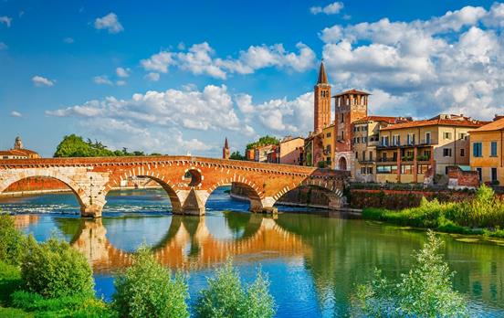 Verona, starting point of your trip.