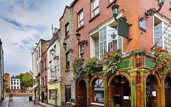 Temple Bar Street in Dublin