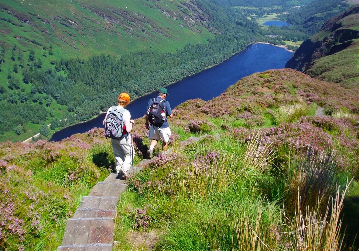 Beautiful views along the Wicklow Way