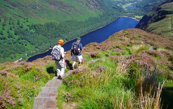 Beautiful views along the Wicklow Way