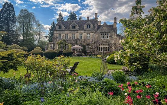 Relax in English garden.
