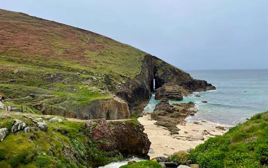 Coastal views on the way to Porthcurno