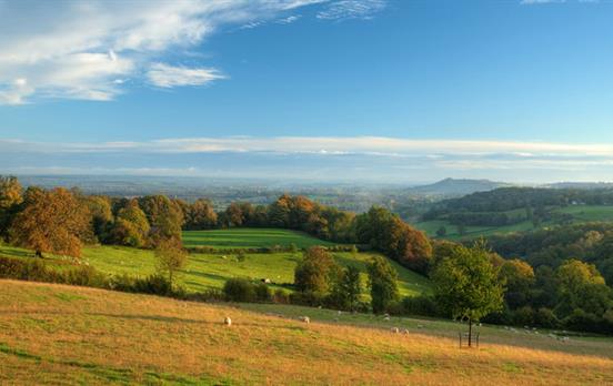 Rolling landscapes and Scenery in the Cotswolds
