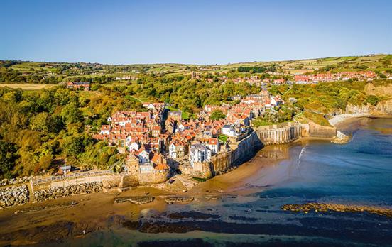 Das Ende des Coast to Coasts: Robin Hoods Bay