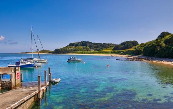 Boote vor Herm