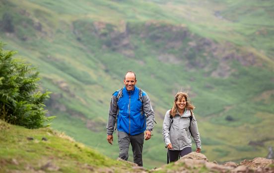 Green landscapes of the Lake District Fells