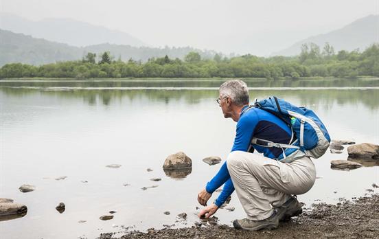A pensive moment on the Lake District Round