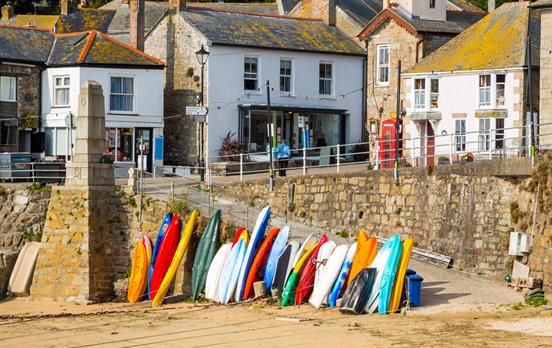 Surfboards at Mousehole Harbour