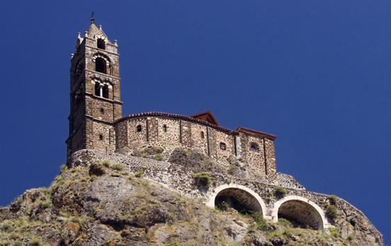 Church Saint-Michel d&apos;Aiguilhe in Le Puy