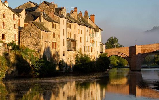 The town of Aumont Aubrac