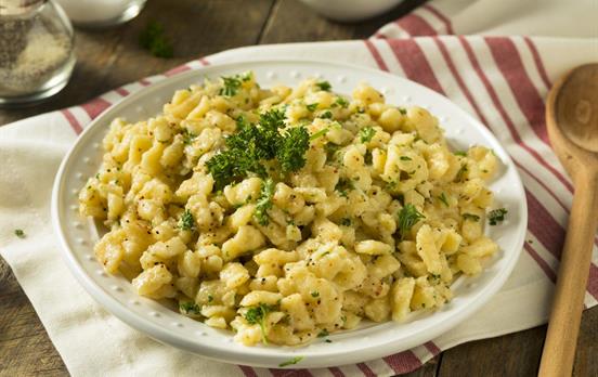 Try Käsespätzle, a local delicacy