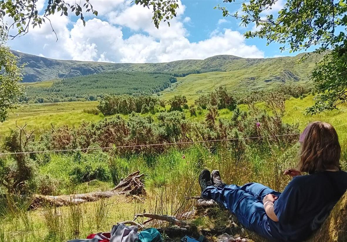 Feet up at day's end