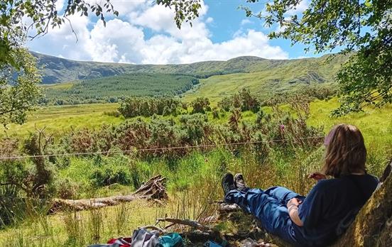 Feet up at day's end