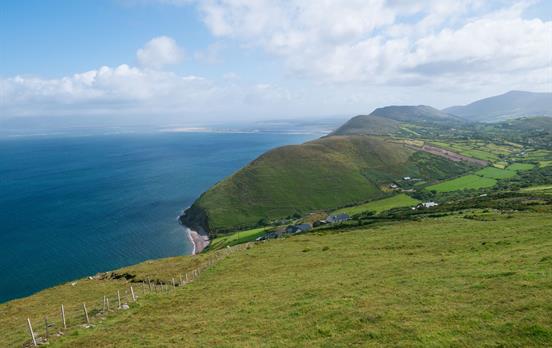Views looking across to the Dingle Peninsula