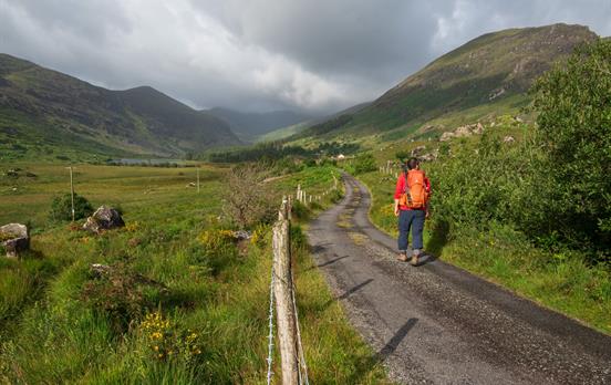 Walking through Black Valley