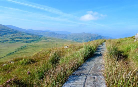 Board walks to Torc Mountain