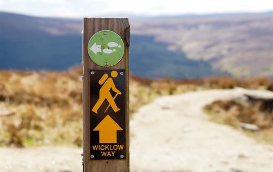 Wicklow Way is very well waymarked