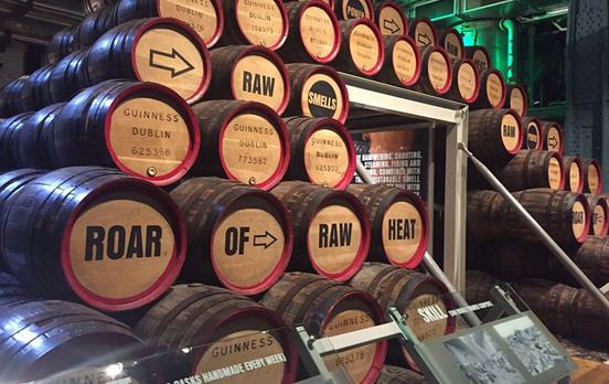 Dublin's Guinness storehouse