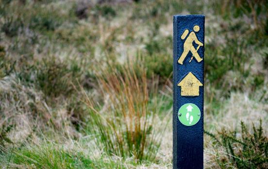 Wicklow Way is very well waymarked