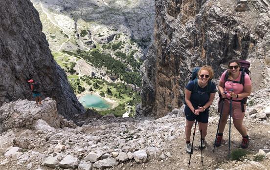 Blick auf den Lago Lagazuoi