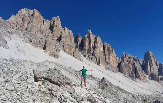 Rock formations after Lagazuoi