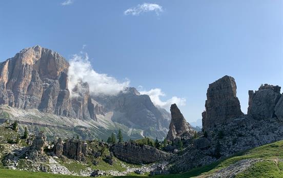 Auf dem Weg zum Rif. Passo Staulanza, CinqueTorri