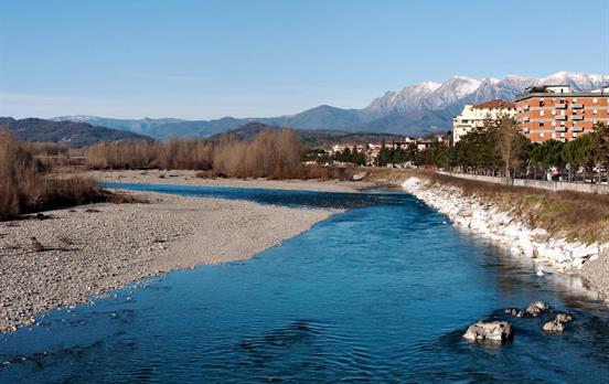 The Via Francigena near Aulla