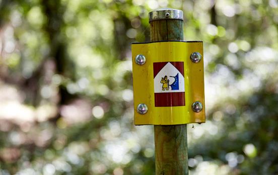 Via Francigena waymarker