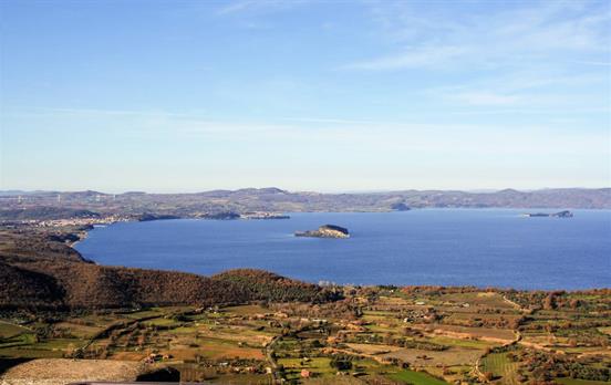Lago di Bolsena from Montefiascone