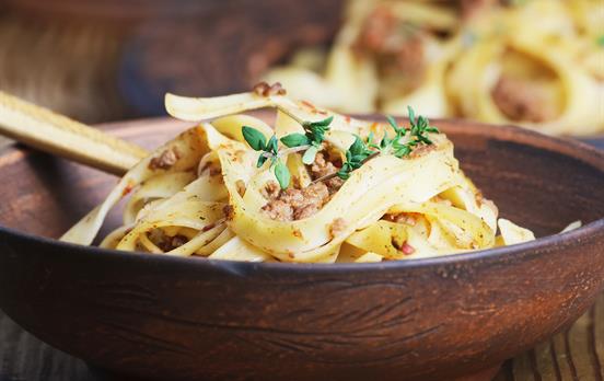 Fresh pasta dishes