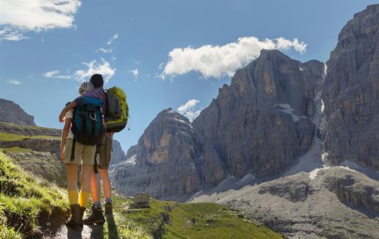 Hiking in the Dolomites