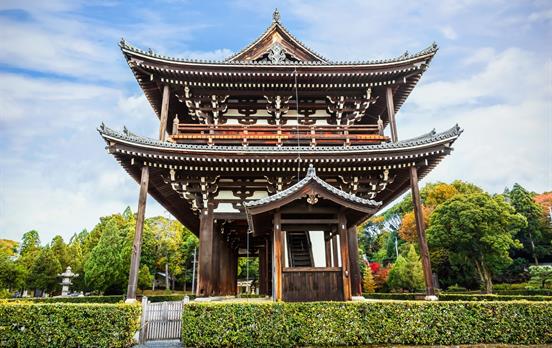 Entrance to a shrine in Tsumago