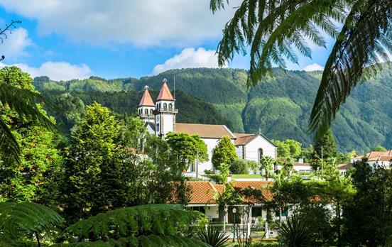 Ponta Delgada, capital of the Azores archipelago