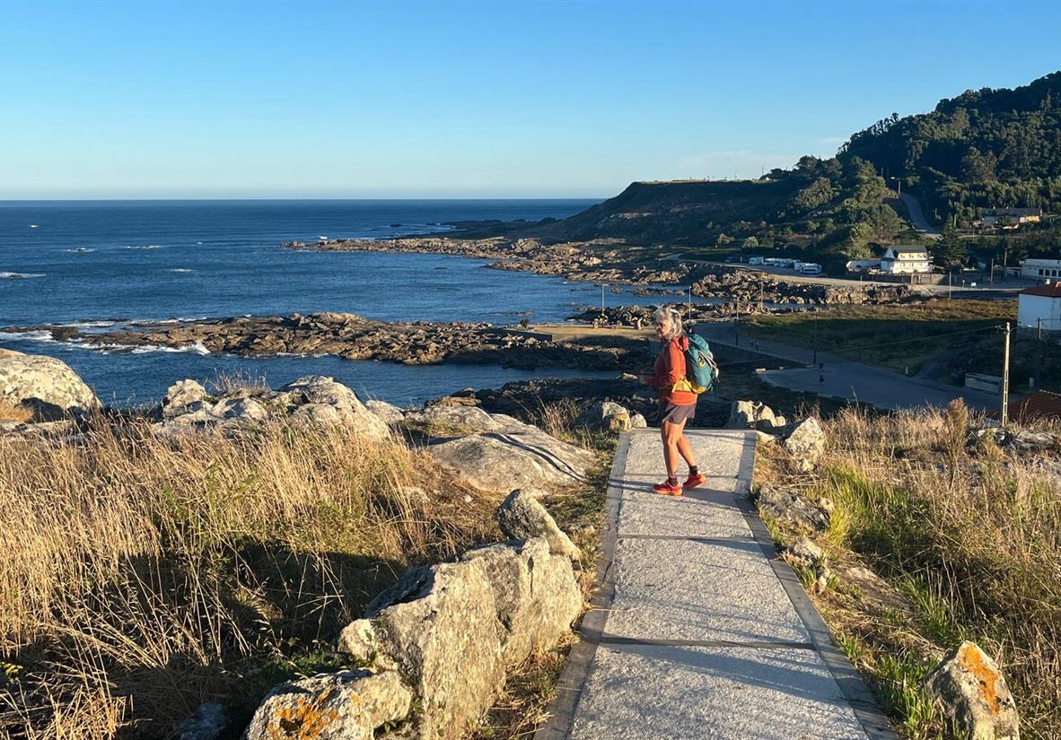 Camino Portugues Coastal Way Boardwalk