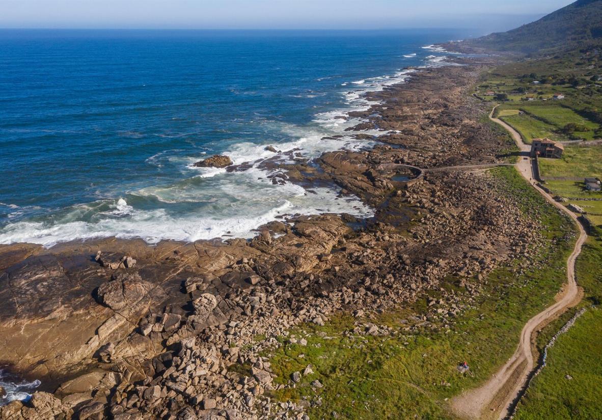 Portugues Coastal Way Ariel view