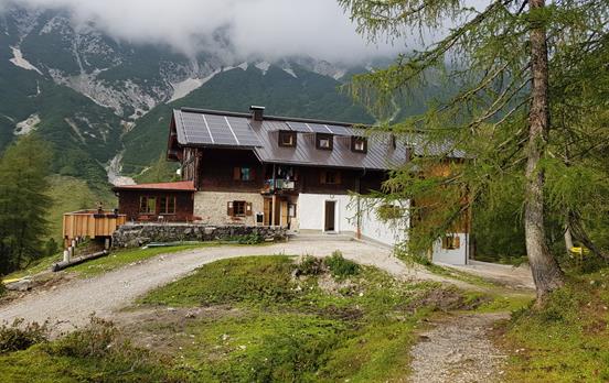 Stay in a traditional mountain hut