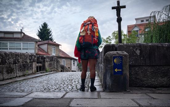 Pilger bei Caldas de Reis