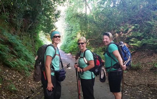 Pilgrims pushing on to Santiago