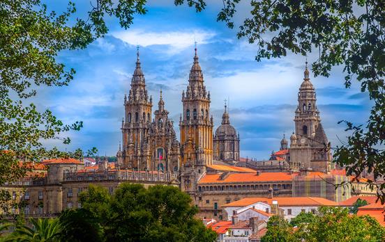 The iconic Santiago Cathedral