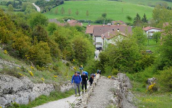 Pilger auf dem Jakobsweg
