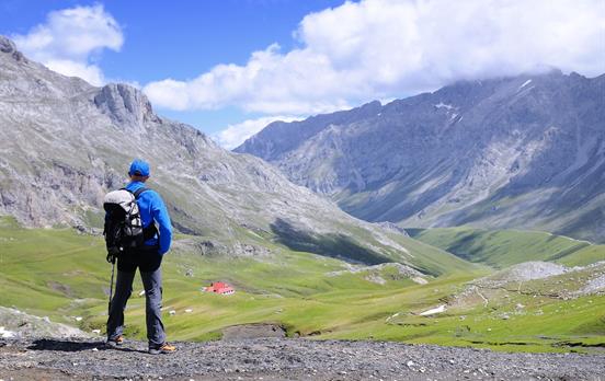 The lunar-like landscapes of the Aliva Pass