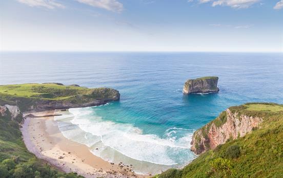 The beautiful Asturias coastline