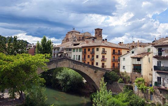 The pretty town of Estella