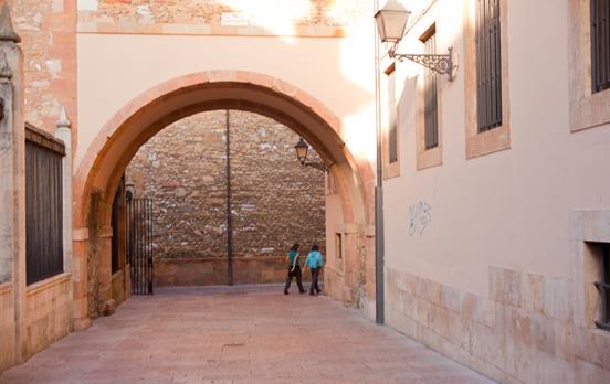 Archway in Oviedo Spain