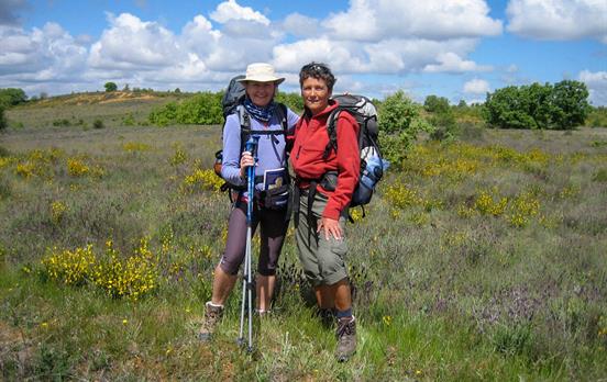 Make friends as you walk with fellow pilgrims