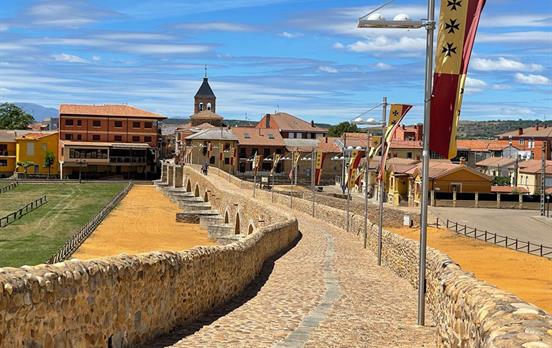 Medieval Bridge in Hospital de Orbigo