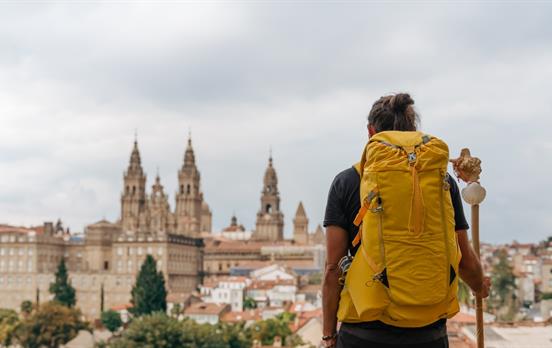 Reaching Santiago de Compostela