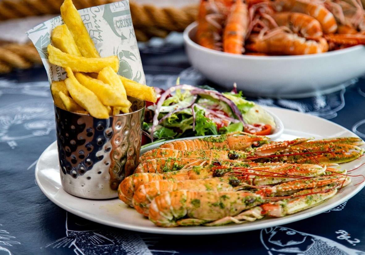 Fresh seafood in Ullapool